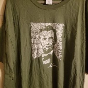 Abraham Lincoln T-shirt 4xl